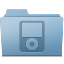 iPod Folder Blue icon